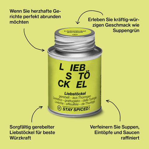 Liebstöckel - Maggikraut - gerebelt - STAY SPICED ! - 50138xM
