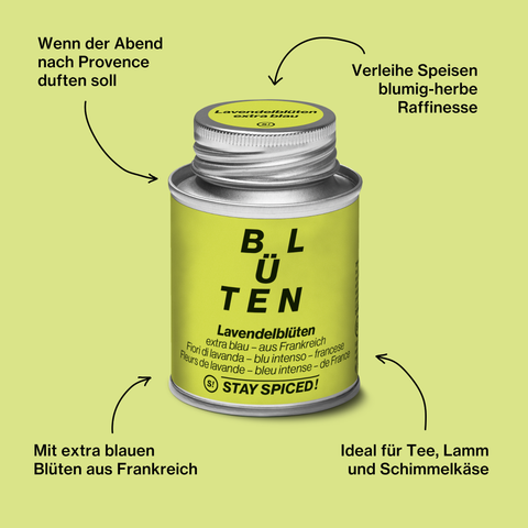 Lavendel Blüten "Extra blau" - französisch