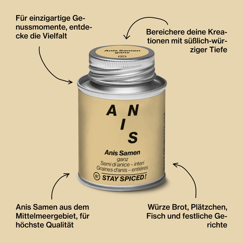 Anis Samen ganz - STAY SPICED ! - 50101xM