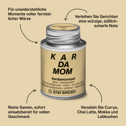 Kardamomsaat ganz - STAY SPICED ! - 50125xM