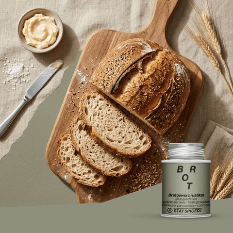 Brotgewürz "rustikal" grob geschrotet mit Schwarzkümmel - STAY SPICED ! - 69002xM