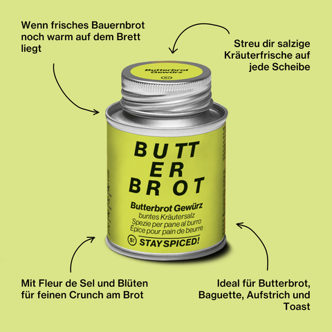 Butterbrot Gewürz - STAY SPICED ! - 63030xS