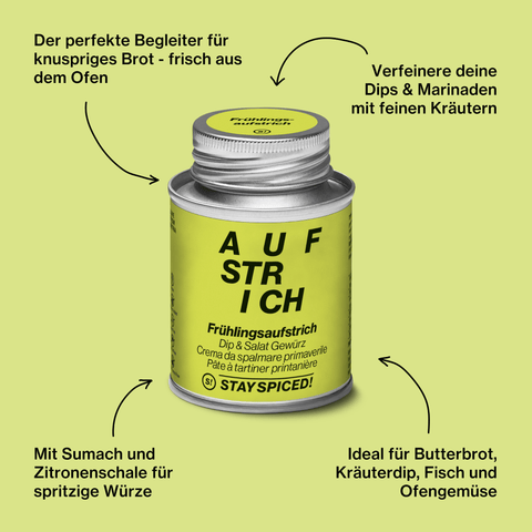 Frühlingsaufstrich Gewürz - STAY SPICED ! - 60142xM