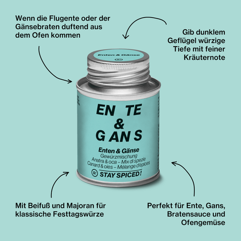 Enten- und Gänse Gewürz - STAY SPICED ! - 60006xL