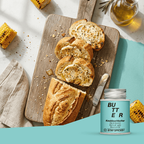 Knoblauchbutter - Dip & Streugewürz - STAY SPICED ! - 60113xM