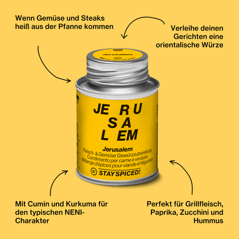 Jerusalem, Fleisch- & Gemüse-Gewürz - STAY SPICED ! - 66017xL