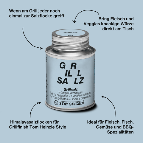 Grillsalz - kräftige Salzflocken - STAY SPICED ! - 62030xM