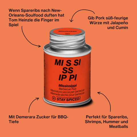 Mississippi - Barbecue Rub - STAY SPICED ! - 62033xL