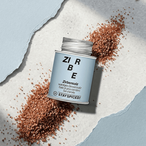 Zirben Fleur de SelZirbensalz, waldiges Gewürzsalz - STAY SPICED ! - 62042xM
