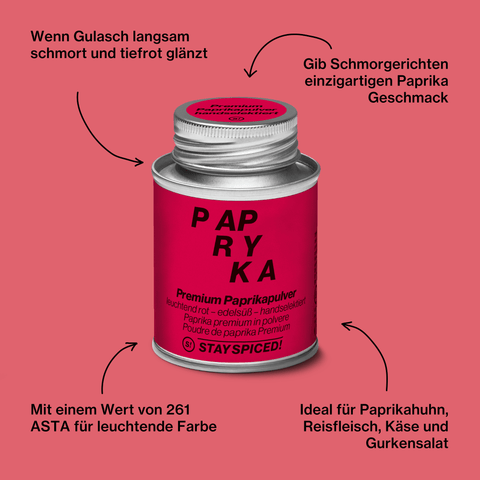 Handselektierter Paprika edelsüß, 220 ASTA - STAY SPICED ! - 50318xM