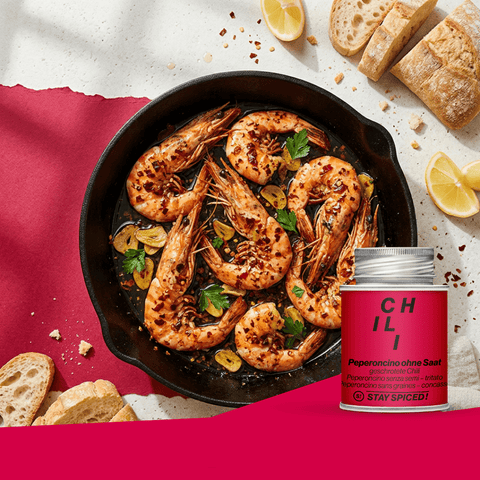 Chili / Peperoncino rot mild geschrotet ohne Saat - STAY SPICED ! - 56011xM