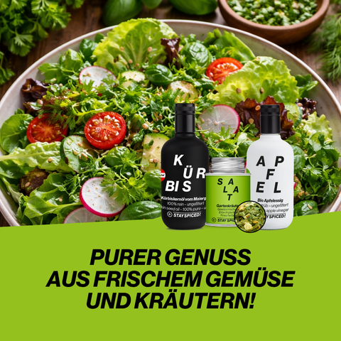 SUMMER BONUS | Genuss BUNDLE | Essig, Öl + 1 Gewürz - STAY SPICED ! - 59534x