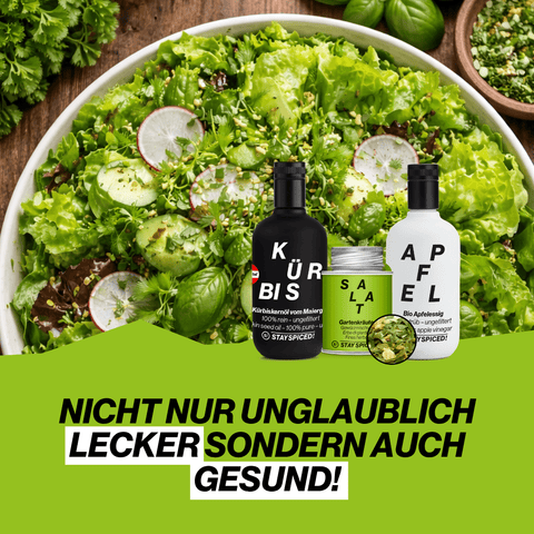 SUMMER BONUS | Genuss BUNDLE | Essig, Öl + 1 Gewürz - STAY SPICED ! - 59534x
