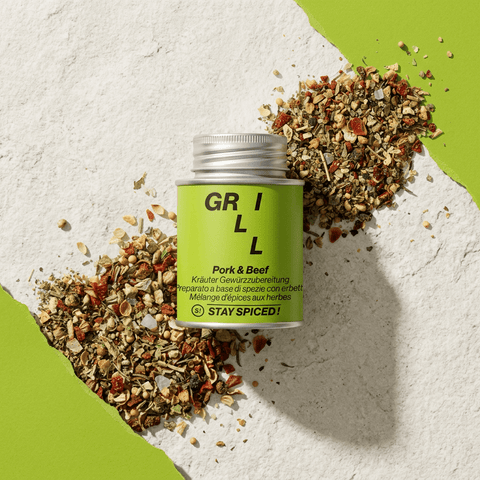 Pork & Beef - Kräuter Gewürzzubereitung - STAY SPICED ! - 60041xM