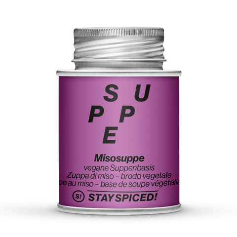 Misosuppe, vegane Suppenbasis - STAY SPICED ! - 72009xM