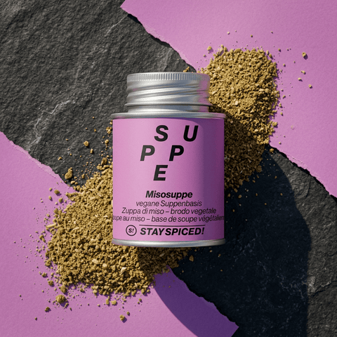 Misosuppe, vegane Suppenbasis - STAY SPICED ! - 72009xM