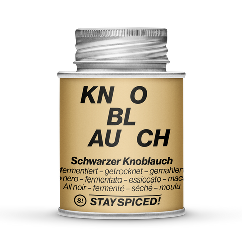 Fermentierter Knoblauch, schwarz - gemahlen