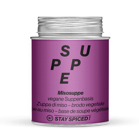 Misosuppe, vegane Suppenbasis - STAY SPICED ! - 72009xL
