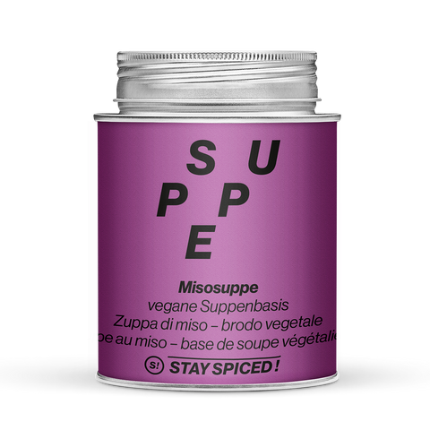 Misosuppe, vegane Suppenbasis - STAY SPICED ! - 72009xL
