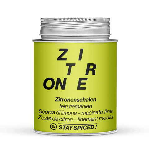 Zitronenschalen fein gemahlen - STAY SPICED ! - 50201xL