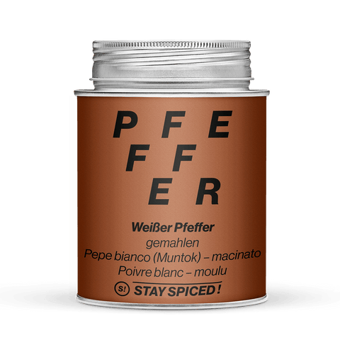 Pfeffer weiß (Muntok) gemahlen - STAY SPICED ! - 52107xL