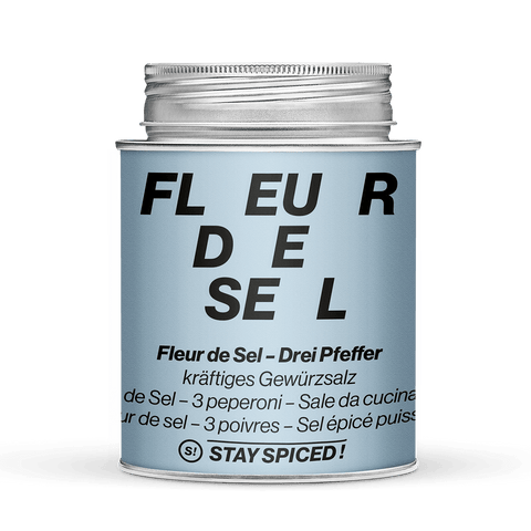 Fleur de Sel / Flor de Sal - Drei Pfeffer - STAY SPICED ! - 54304xL