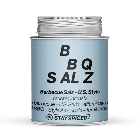 US-Style BBQ Salz, rauchig intensiv - STAY SPICED ! - 54401xL