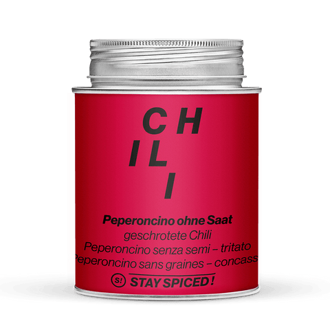 Chili / Peperoncino rot mild geschrotet ohne Saat - STAY SPICED ! - 56011xL