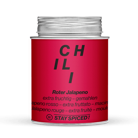 Jalapeno Chili, rot gemahlen - Extra Fruchtig! - STAY SPICED ! - 56021xL