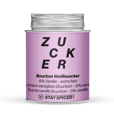 Vanillezucker 5% Bourbonvanille, Backzucker, extra-fein - STAY SPICED ! - 58102xL