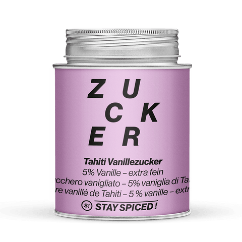 Vanillezucker 5% Tahiti Vanille, Backzucker, extra-fein - STAY SPICED ! - 58104xL