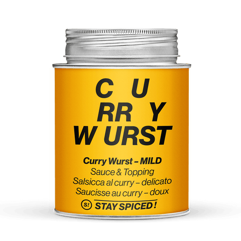 Curry Wurst Gewürzmischung - mild - STAY SPICED ! - 60004xL
