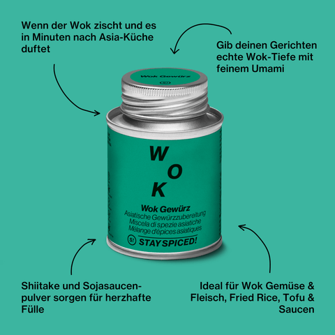 WOK Gewürzmischung - STAY SPICED ! - 64119xM