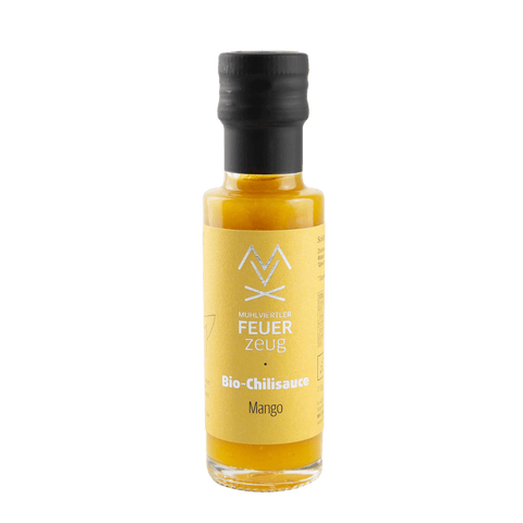 Bio Chili-Sauce - Mango - Mühlviertler Feuerzeug - STAY SPICED ! - 80201x