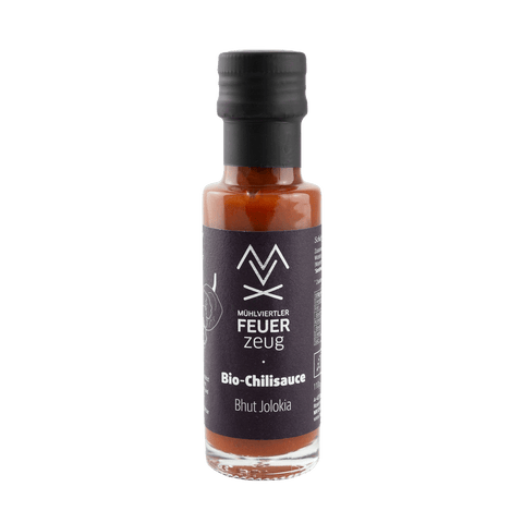 Bio Chili-Sauce - Bhut Jolokia - Mühlviertler Feuerzeug - STAY SPICED ! - 80204x
