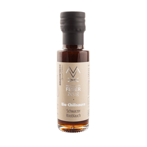 Bio Chili-Sauce - Schwarzer Knoblauch - Mühlviertler Feuerzeug - STAY SPICED ! - 80207x