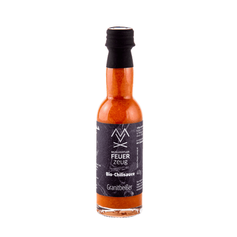 Bio Chili-Sauce - Granitbeißer - Mühlviertler Feuerzeug - STAY SPICED ! - 80213x