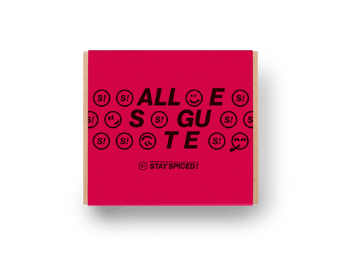 Banderole Alles Gute! Box LOSE - STAY SPICED ! - 90139x