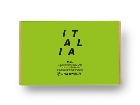 Banderole "ITALIA" für 6er Geschenkbox - LOSE - STAY SPICED ! - 90072x