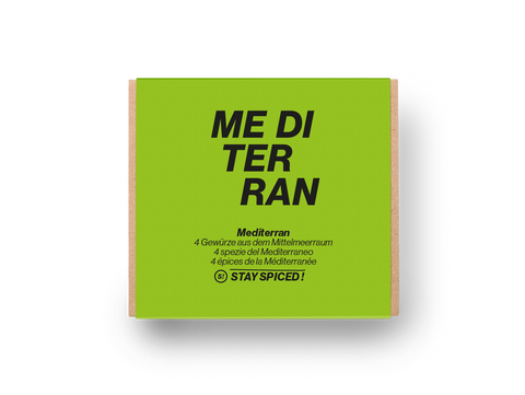 Banderole "MEDITERRAN" für 4er Geschenkbox - LOSE