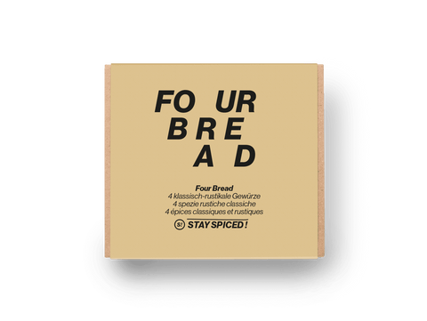 Banderole "FOUR BREAD" für 4er Geschenkbox - LOSE - STAY SPICED ! - 90042x
