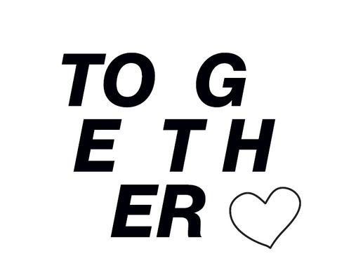 Einleger - WEDDING Geschenkbox - TOGETHER