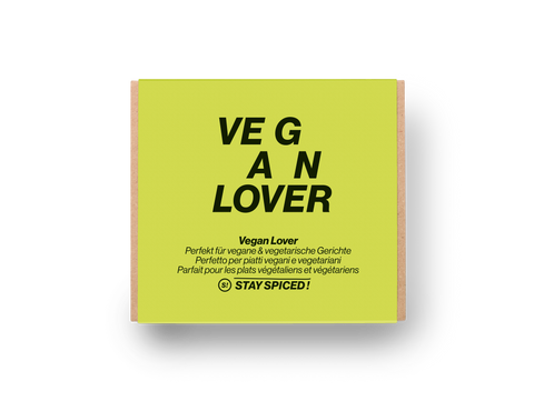Banderole VEGAN LOVER für 4er Geschenkbox LOSE