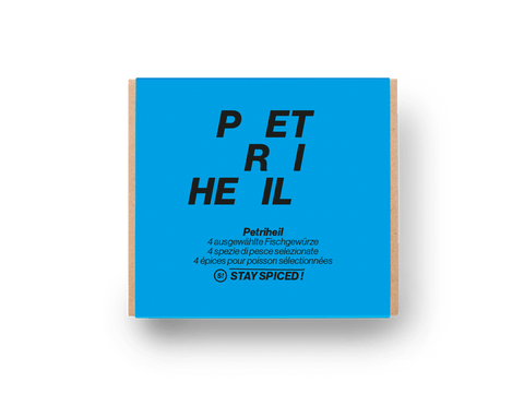 Banderole "PETRIHEIL" für 4er Geschenkbox - LOSE - STAY SPICED ! - 90041x