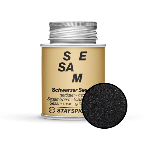Sesam schwarz - geröstet, ganz - STAY SPICED ! - 50264xM