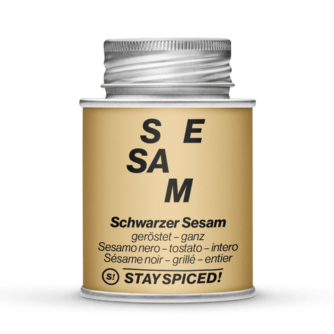 Sesam schwarz - geröstet, ganz - STAY SPICED ! - 50264xM