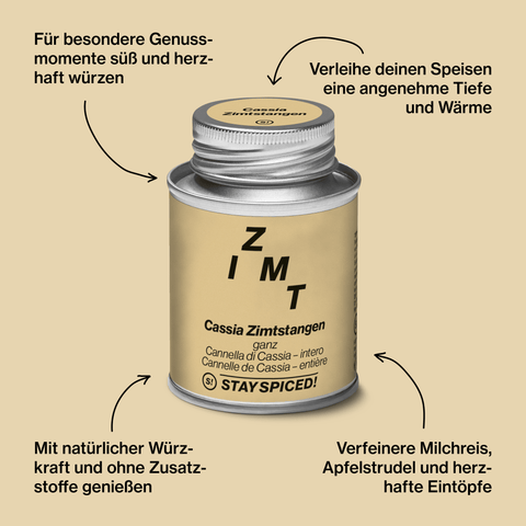Zimt Cassia - ganz - STAY SPICED ! - 50242xM