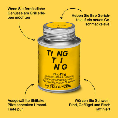 TingTing - Asiatisches Wok & Grillgewürz - STAY SPICED ! - 62027xM