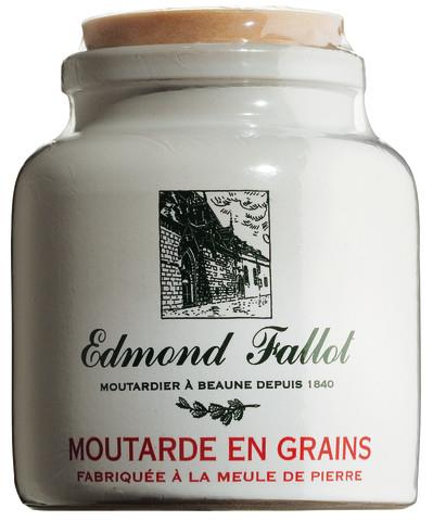Moutarde en Grains grobkörnig im Steintopf, Fallot 250g - STAY SPICED ! - 77009x