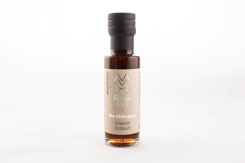 Bio Chili-Sauce - Schwarzer Knoblauch - Mühlviertler Feuerzeug - STAY SPICED ! - 80207x